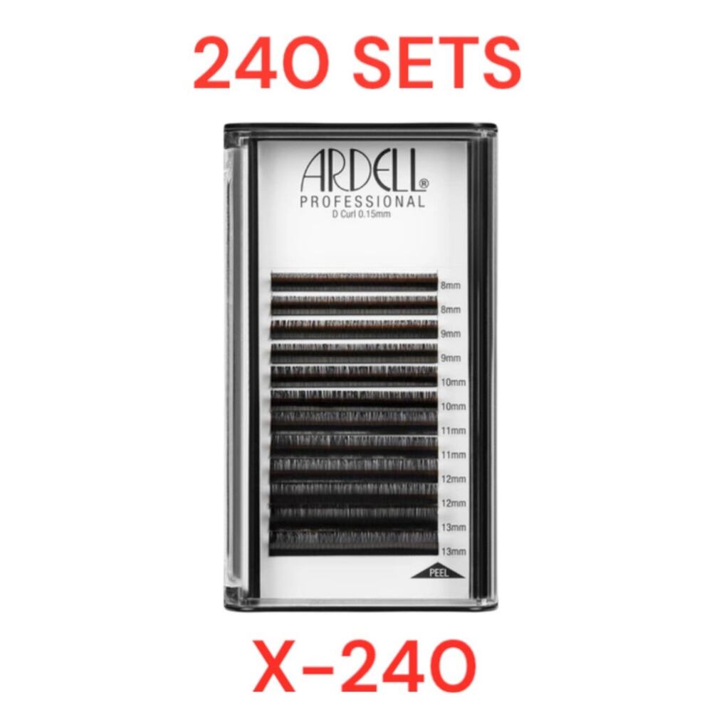 Ardell Professional Individual Lash Extensions (0.15mm) - C Curl, Assorted 8-13m